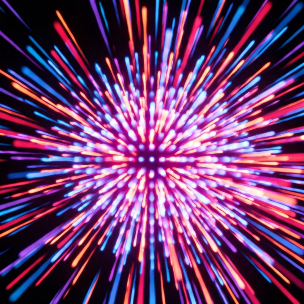 Abstract representation of energy and vitality