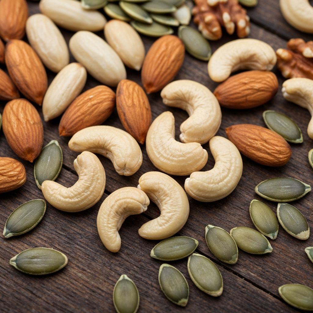 Nuts and seeds rich in essential minerals